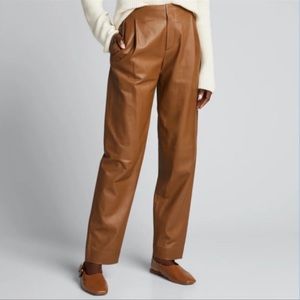 Vince TAPERED LAMB LEATHER PANTS